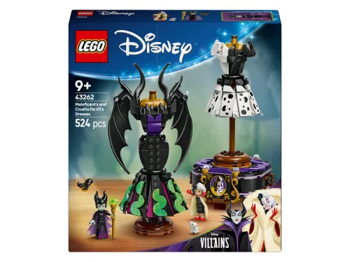 LEGO Disney 43262 Demóna és Szörnyella De Frász ruhái