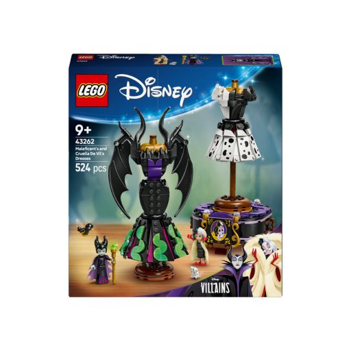 LEGO Disney 43262 Demóna és Szörnyella De Frász ruhái