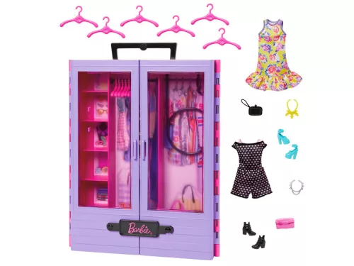 Barbie fashionista öltözõszekrény új