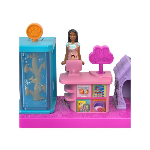 Barbie mini BarbieLand játékszett - kisállatbolt