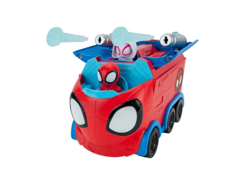 Spidey Pókember és barátai átalakuló jármû (több karakterrel, kilövõvel)