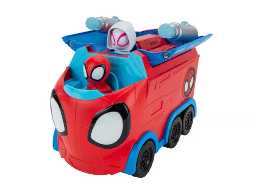 Spidey Pókember és barátai átalakuló jármû (több karakterrel, kilövõvel)