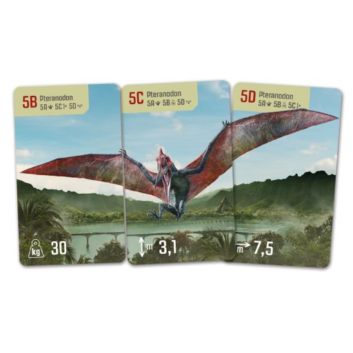 Kvartett kártya - Jurassic world