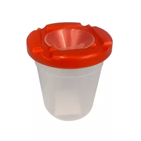 Ecsetmosó Pohár-Piros