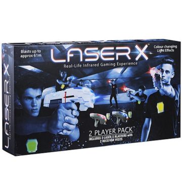 Laser X lézerfegyver dupla szett