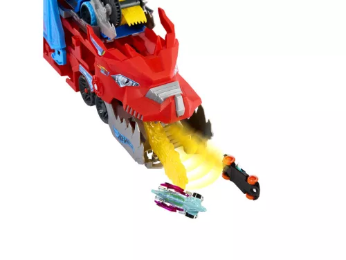 Hot wheels sárkányjárgány autószállító