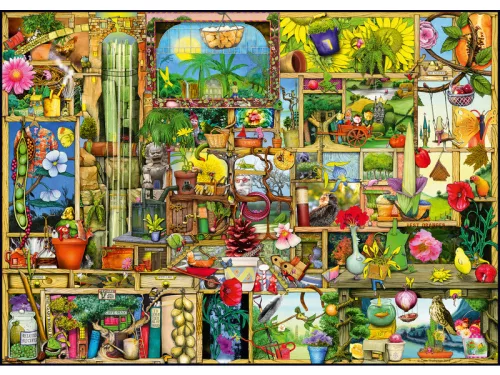 Puzzle 1000 db - A kertész óriás szekrénye