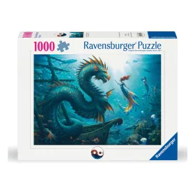 Puzzle 1000 db - Sárkány, sellõ, teknõs