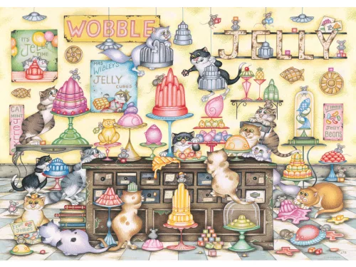 Puzzle 1000 db - Õrült macskák