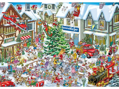 Puzzle 1000 db - Karácsonyi hangulat