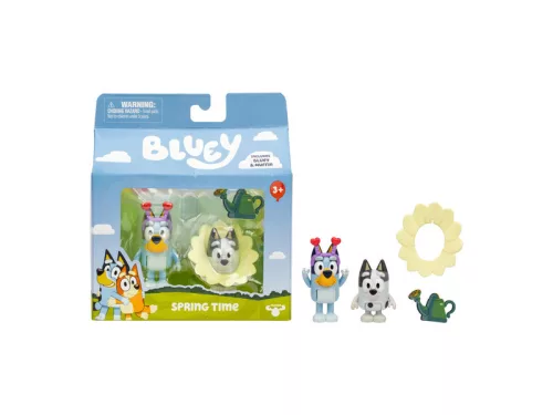 Bluey Figura Dupla Csomag Tavasz