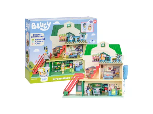 Bluey Szupermarket Nagy Szett