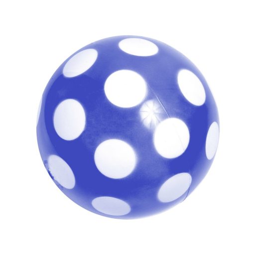 Pöttyös lakkfényû labda - 22 cm, többféle