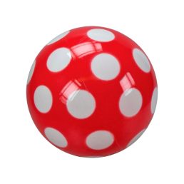 Pöttyös lakkfényû labda - 28 cm, többféle