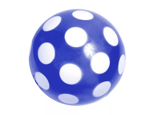 Pöttyös lakkfényű labda - 14 cm, többféle