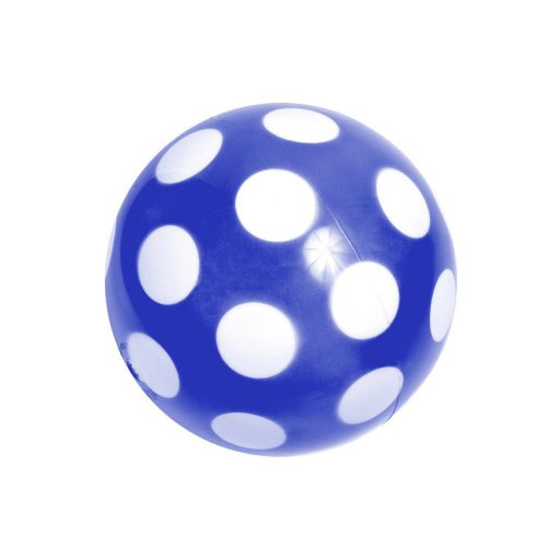 Pöttyös lakkfényû labda - 14 cm, többféle