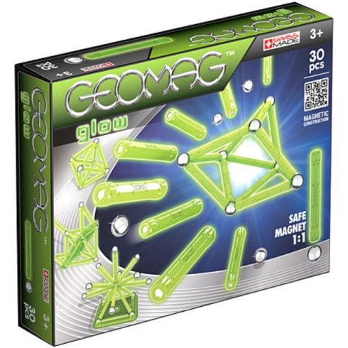 Geomag Glow Foszforeszkáló mágneses készlet 30db-os