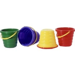 Mûanyag homokozóvödör - 13 cm, többféle