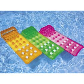   Intex-Fejtámlás színes poharas matrac fejtámlával 3 változatban