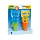 Tölcséres labdakilövő 2 darabos készlet - 12 cm