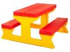 Kerti mûanyag gyerekpad és asztal