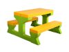 Kerti mûanyag gyerekpad és asztal
