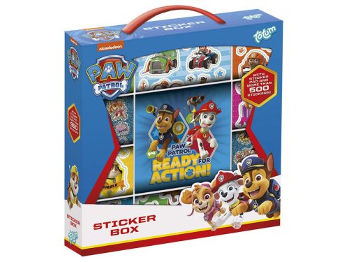 Mancs őrjárat matrica tekercs 9 darabos készlet