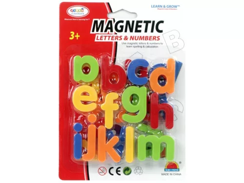 Mágneses betűk vagy számok - 4 cm, többféle