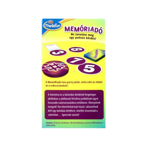 Memóriadó társasjáték
