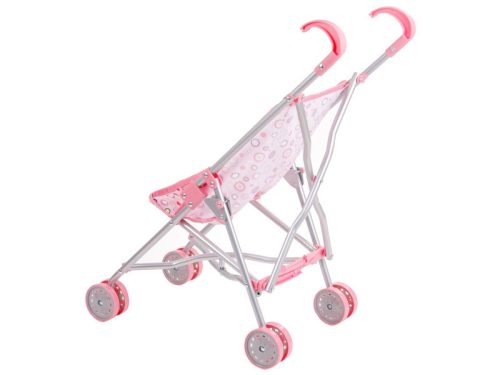 Fémvázas sport babakocsi - rózsaszín