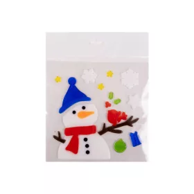 Ablakzselé Hóember 20*25