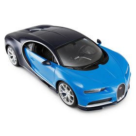 Bugatti Chiron távirányítós autó - fekete -1:14