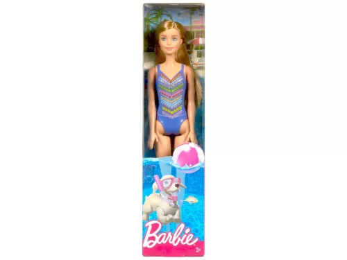 Barbie: tengerparti Barbie baba - 29 cm, többféle