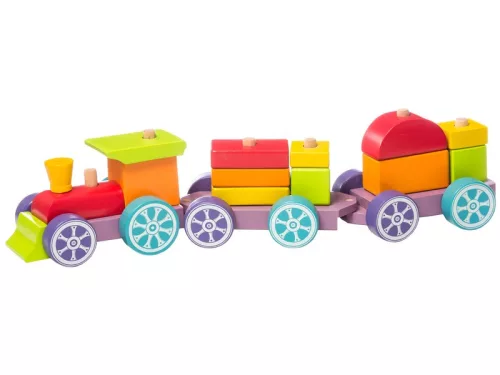 Fa vonat 15 darabos készlet