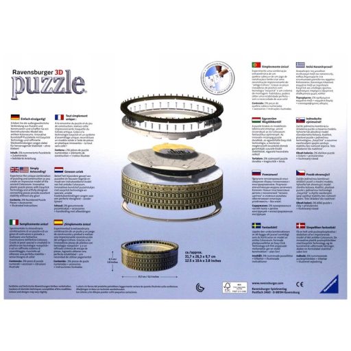 A római Colosseum - 216 darabos 3D puzzle