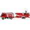 SIKU Unimog tűzoltóautó hajóval 1:87 - 1636