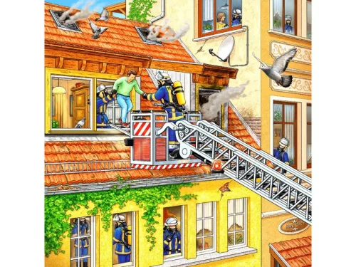 Ravensburger: Tûzoltók 3 x 49 darabos puzzle