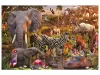 Puzzle 3000 db - Afrikai állatvilág