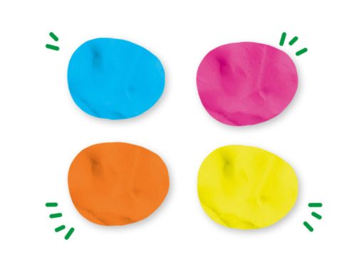 Jó érzés gyurmázni - Happy 4X90gr