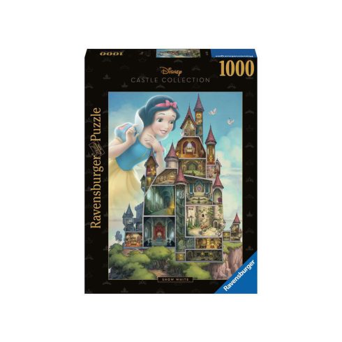 Puzzle 1000 db - Disney kastély Hófehérke
