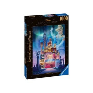 Puzzle 1000 db - Disney kastély Hamupipőke