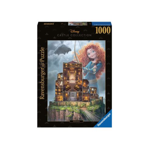 Puzzle 1000 db - Disney kastély Merida