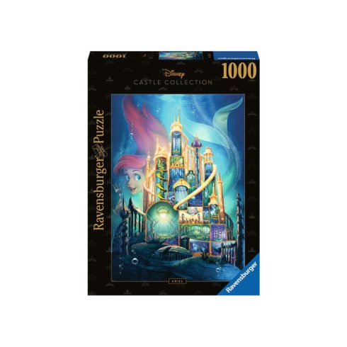 Ravensburger Puzzle 1000 db - Disney kastély Ariel