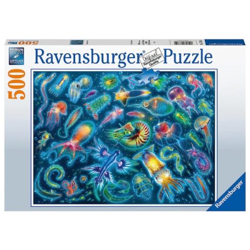 Ravensburger Puzzle 500 db - Színes medúza