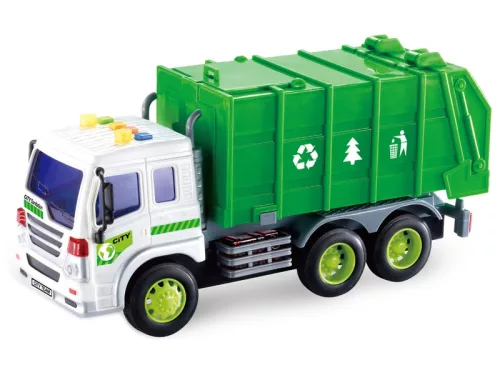 Zöld - Fehér Kukásautó