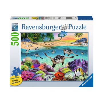 Ravensburger Puzzle 500 db - Bébi teknősök