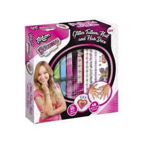 Totum Glamz tetováló, haj- és körömdíszítő készlet