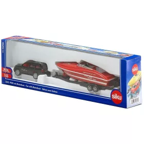 SIKU Audi Q7 autó motorcsónakkal  - többféle - 2543