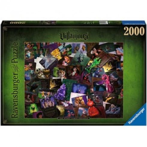 Puzzle 2000 db - Disney a Gonoszok