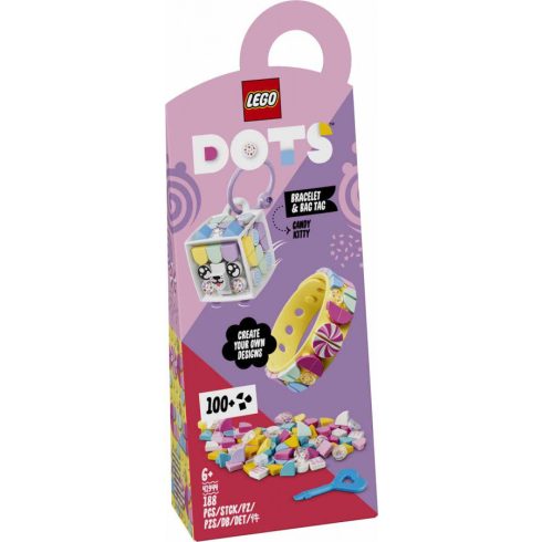 Lego Dots - Candy Kitty karkötő és táskadísz - 41944